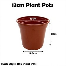 13cm Plant Pots 1 Litre