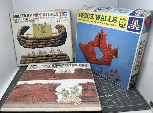 Tamiya italeri brick wall - tamiya, 1:35