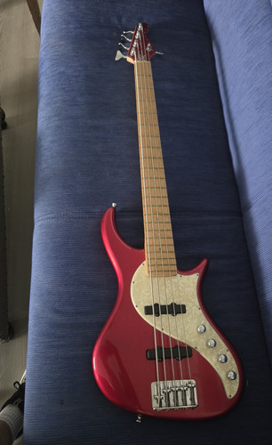 Pedulla raptor red string - raptor, 5-string