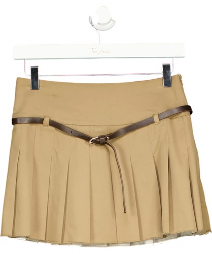 Zara beige and brown pleated - brown,