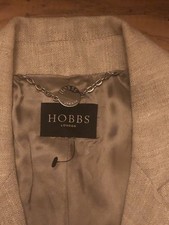 Hobbs Linen Fully Lined Fitted