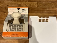 Martha Stewart Craft Punch - Iron Fence W Bats - Card Craft Punch - Used Once