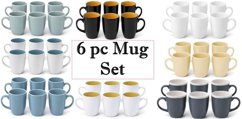 Ceramic set coffee mug - of, 6