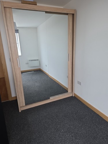 Double mirror sliding door - double,