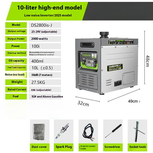 Generator truck with natural - generator,