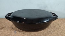AGA Enamelled Cast Iron Casserole Dish with Lid 907007 Black