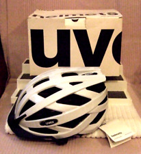 UVEX CYCLE HELMET (UVEX UNI-SEX CYCLE HELMET) NEW/WHITE/SMALL HEAD SIZE 52-57CM