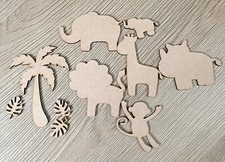 Wooden MDF Jungle animals