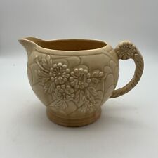 Vintage Jug Arthur Wood Victory 30 Beige Floral Web Retro 1930s