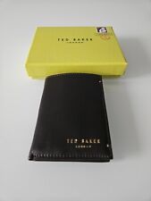 Ted Baker Men's Leather Mini Cardholder Dark Brown - Gift For Him
