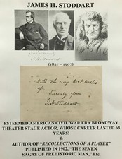 CIVIL WAR ERA BROADWAY THEATER