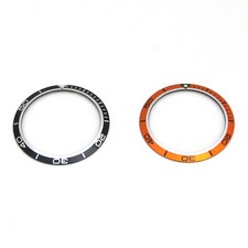 New Bezel Insert For OMEGA PLANET OCEAN Watch Dial Replacement Part Orange/Black