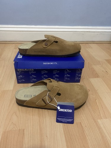 Birkenstock boston suede clogs - birkenstock,