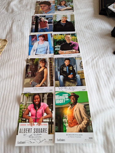Eastenders cast signed photo - cast,