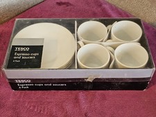 Tesco White Ceramic Set of 4