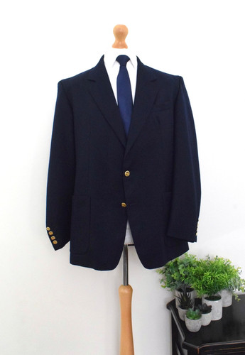 Burberrys navy gold buttons - +,