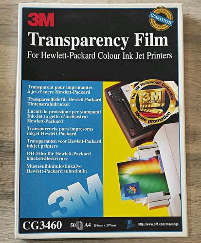 Transparency film clear - a4,