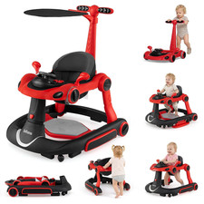 6-In-1 Foldable Baby Walker