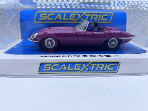 Scalextric jaguar type red - e,