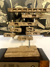 Brutalist Cubist Sculpture  Brian Hopwood