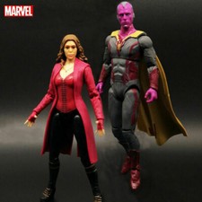 2pcs/set ZD Toys Avengers Wanda Vision Scarlet Witch Spouse PVC Action Figure 