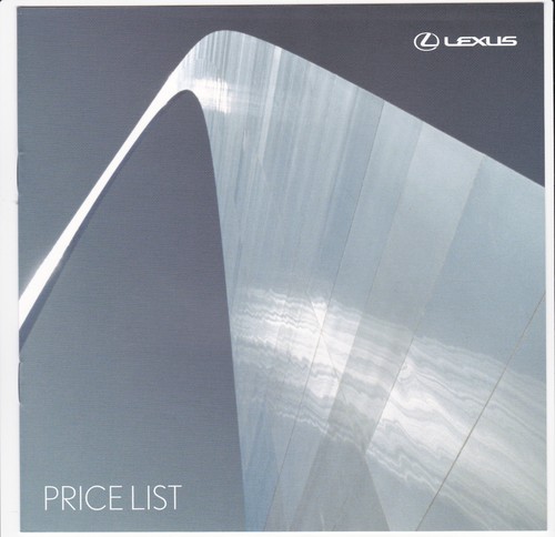 Lexus price list april 2005 - list,