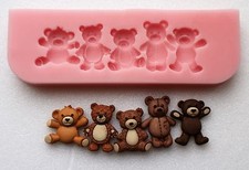 9cm teddy bear border silicone - border,