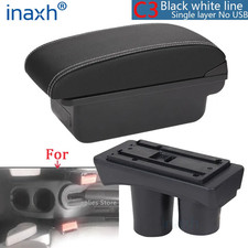 For Citroen C2 Armrest Box for Citroen C3 C2 Car Armrest Storage Box Cup Holder 