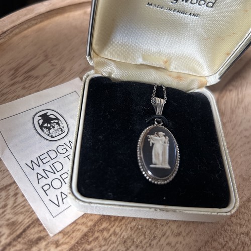 Vtg sterling silver oval black - vtg,