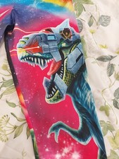 BLACK MILK Size S BNWOT unicorn Dinosaur Leggings Rainbow Fit 8,10,12