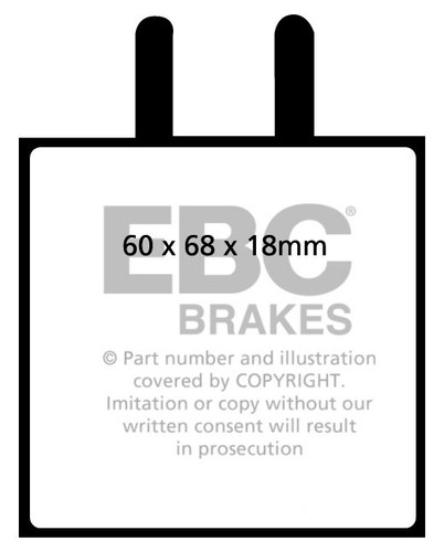 Ebc dp9543 brake - dp9543,