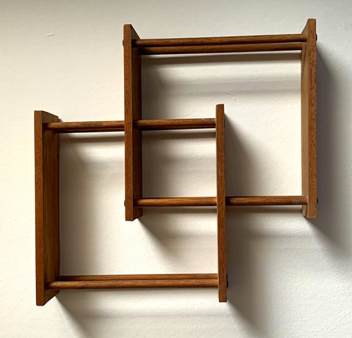Vintage wood wall mounted - vintage,