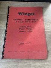 WINGET 5ST 2 TON  4X4 DUMPER