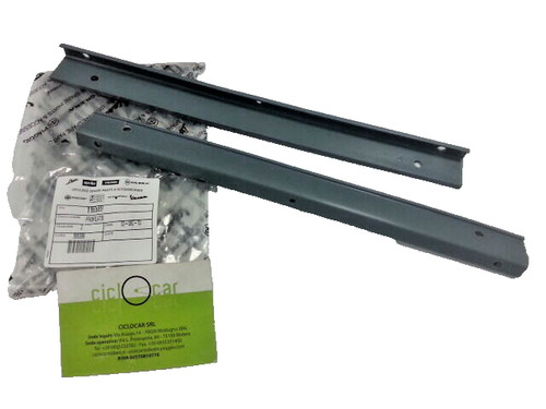 Pair gray side glass strips - pair,
