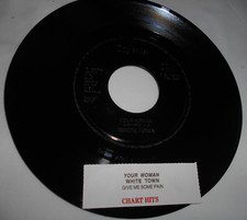 White Town Your Woman NM 7"Jukebox Promo 1996 Chrysalis CHSLH 5052 New Old Stock