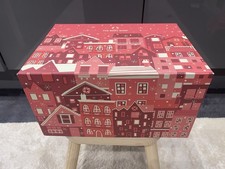 Christmas Advent Calendar Body shop Empty Ready To Fill Red Stunning
