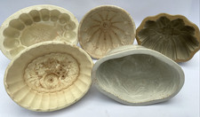 Antique stoneware kitchen moulds - 2 marked Copeland -  1850s