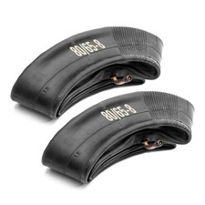 2x Inner Tube 80/65-8 Bent Valve 80 65 8 Inch Wheel Mobility Scooter Powerchair