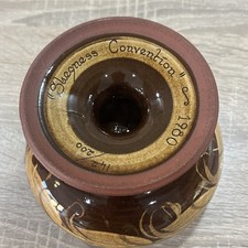 Vintage Skegness Studio Pottery - “1980 Skegness Convention” Bowl - 11cm High