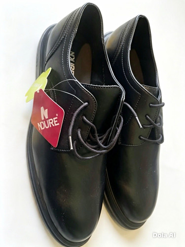 Ndure men black leather - black,