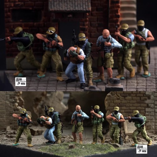 Painted 7pcs urussian - painted,