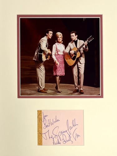 Dusty springfield signed - dusty,
