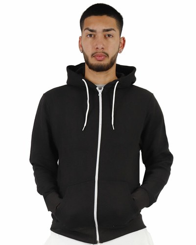 Mens fleece hoodie - fleece, up