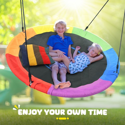 Round tree swing - 60", large