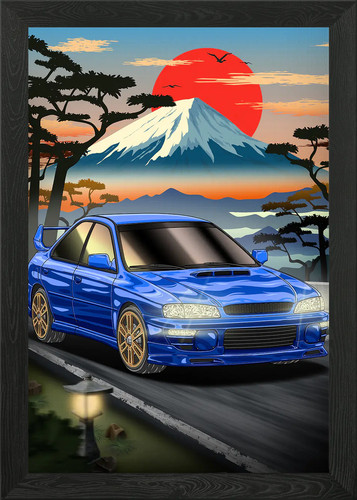 Subaru impreza wrx 22b driving - impreza,