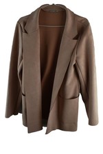 ZARA BASIC Collection Pink Faux Suede Jacket size L Womens Casual Outdoors