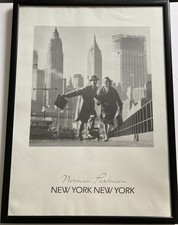 Norman Parkinson 'New York New York' Vintage 80s Framed Poster Athena LARGE 75cm