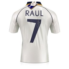 Raul Signed Original Real Madrid 1999-00 Home Football Shirt (With Tags)
