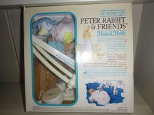 Peter Rabbit & Friends Musical Cot Mobile an Eden Gift **Fully Working**