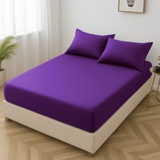 Plain Fitted Bed Sheets -